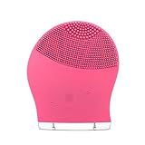 Wowlily Facial Cleansing Brush,Advanced Cleansing System Face Brush for Exfoliating,Removing Blackhead, and Massaging(Rose)