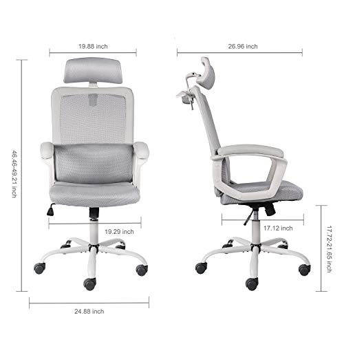 Smugdesk Office Chair, High Back Ergonomic Mesh Desk Office Chair with
