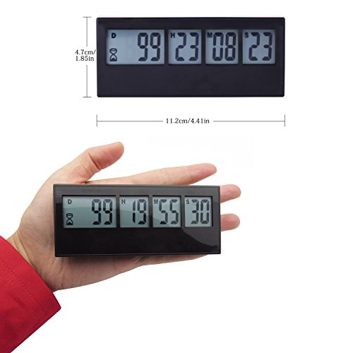 AIMILAR 999 Days Digital Countdown Clock Days Timer Lab Kitchen
