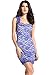 Dearlovers Women Vintage Slim Fit Lace Party Dress Large Size Blue