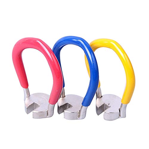 Finance Plan Durable MTB Bike Bicycle Wheel Spoke Nipples Key Wrench Spanner Repair Tool - Yellow