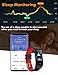 Smart Watch for Android Phones and iphone Compatible, Smartwatches for Women Men, Fitness Tracker Watch with Heart Rate and Sleep Monitor, Calorie Counter, IP68 Waterproof, Color Touch Screen (Red)