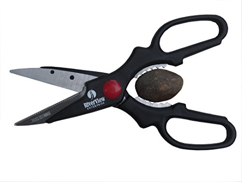 Very Sharp Multi-Purpose Scissors, Reinforced Blade Shears, Left and Right Handed for kitchen sewing garden - Thumbnail 5