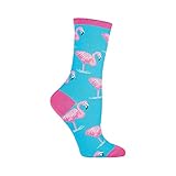 Socksmith Women's Flamingo Novelty Crew Socks