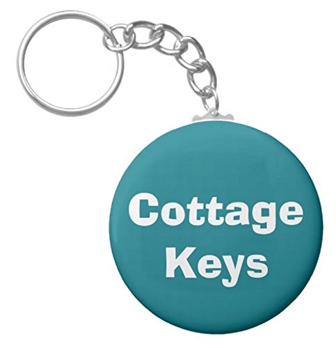 A&T Designs Cottage Keys 2.25' Keychain House Home