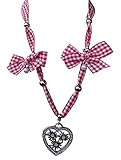 Dirndl World Womens Accessory, Necklace f. Oktoberfest Dirndl Outfit, Red, Os02