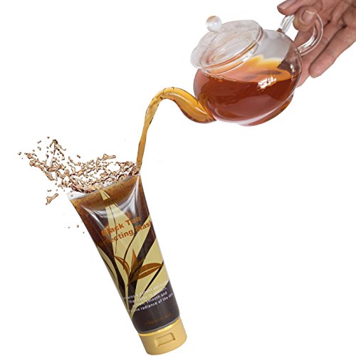 Black Tea Perfecting Facial Mask, Evens Skin Tone, Reduces Pores & Wrinkles. Moisturizing, Improves Overall Complexion, Best Antioxidant, Anti-Aging, Cooling Treatment. Cleans & Soothes Face - Thumbnail 4