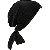 YYAOJHAO Pre Tied Chemo Headscarf for Women - Slip On Bandana Headwrap caps chemotherapy Turban for Cancer Hair Cover