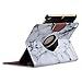 ULAK iPad 2018/2017 iPad 9.7 inch Case, iPad Case Marble, Slim Lightweight PU Leather Rotating Folio Stand Smart Case Cover with Auto Sleep/Wake Function for iPad 9.7-inch 2017/2018-Artistic Marble