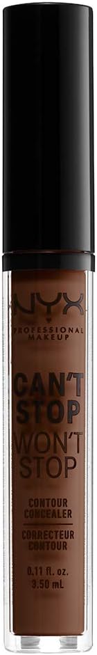 NYX Professional Can’t Stop Won’t Stop Contour Concealer Deep Walnut 24H Matte view 5