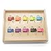 MEROCO Montessori Color Matching Lock Set Montessori Toys for Toddlers Preschool Practical Life Material woode Tray