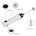 KUWAN Electric Milk Frother Rechargeable Handheld Wand Coffee Mixer for Latte Hot Milk Eggbeater with Charging Cable