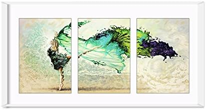 Mural - Wall Picture – Art On Canvas – Dancing Youth Combination Paintings – Apply To Your Living Room - Modern Wall Art Home Decorations 3 Panels(Frameless)