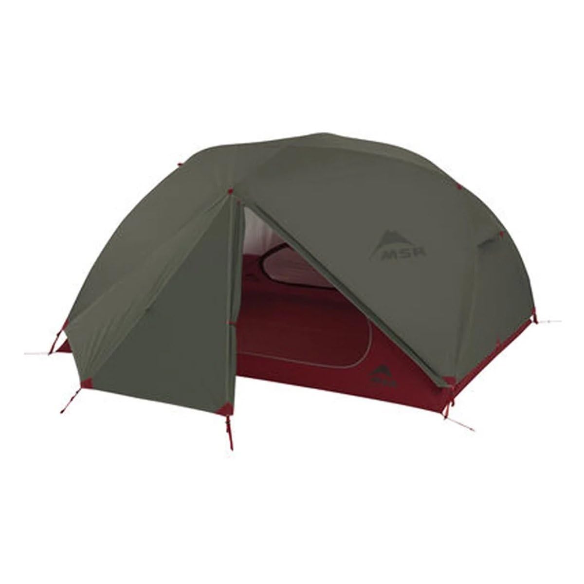 MSR Elixir 3 V2 (2020) - Backpack Tent for 3 People Plus Equipment, Colour: Green.