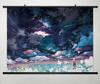 Home Decor Anime Mushishi Ginko Manga Wall Scroll Poster Fabric Painting 23.6 x 17.7 Inches -018