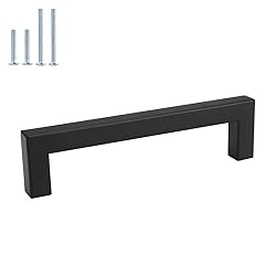 homdiy Black Cabinet Pulls Square Black Drawer