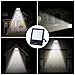 YUNLIGHTS Spotlight LED Flood Light 49LED lamp Beads 50W 5000LM 6500K, IP66 Waterproof Work Light Outdoor Floodlight for Garage, Yard, Garden, Playground, Lawn, Yard Basketball Court