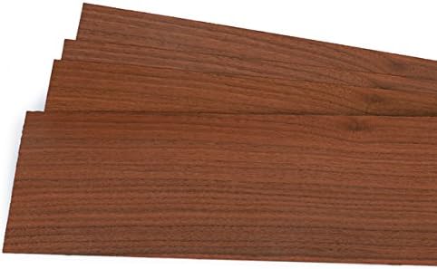 5 PIECES WALNUT VENEER 1/16" X 3-1/2" X 12-1/2"