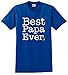 Best Papa Ever T-Shirt XL Royal