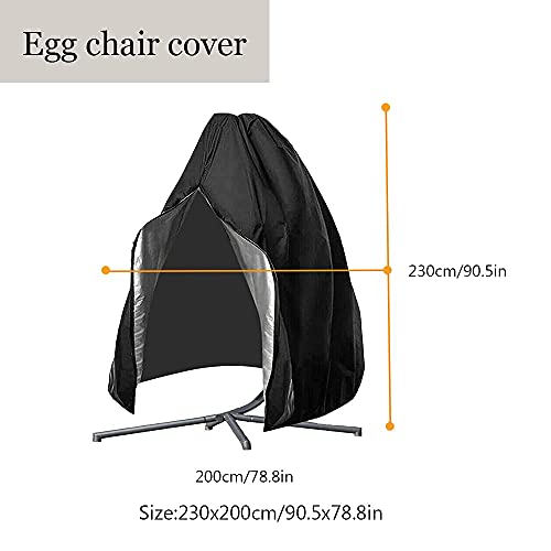 Patio Egg Chair Cover 420D Upgrade Outdoor Egg Chair Covers Double