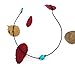 Suyi Women Choker Genuine Leather Turquoise Pearl Choker Necklace with Turquoise 16