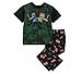 Minecraft Boy's Green 2 Piece Short Sleeve Pajama Set