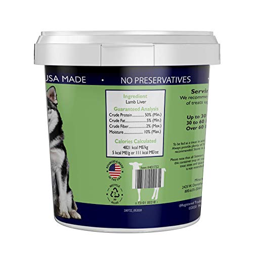 Stewart ProTreat, Freeze Dried Lamb Liver Dog Treats, Single