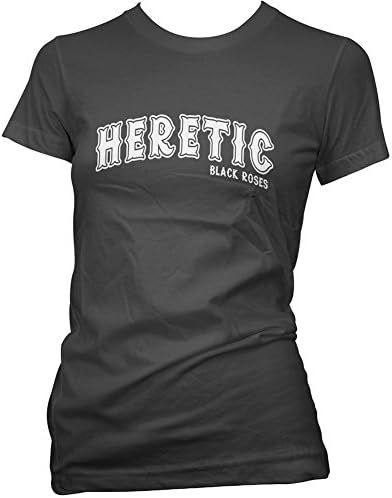 Women's Black Roses Apparel Heretic T-Shirt Black L