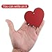 TUPARKA 80 Pcs Red Paper Hearts Paper Kraft Gift Tags Heart Shape with String For Valentines Day Decorations Valentines Gift Favor Tags (Come With 20m Jute Twine)