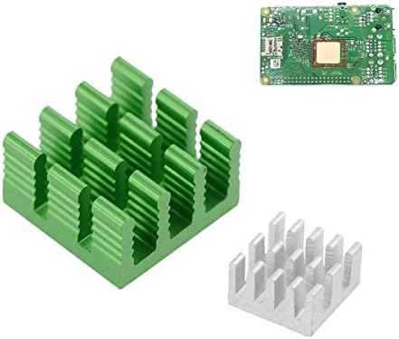 Tytion 3PCS Aluminum And Copper Heat Sink Heatsink Cooling Kit for Raspberry Pi 3 / 2 Model B / B+