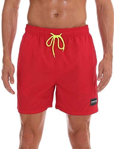 Men's Beach Shorts Quick Dry Waterproof Sports Shorts Bathing Suit Swim Trunks