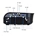 Video Projector,Dihome 1200 Lumens HD Projector with free HDMI Cables Multimedia Home Theater Projector USB/AV/SD/HDMI/VGA -Black