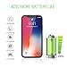 iPhone X/XS Battery Case, Maiphee 5.8-inch 3200mAh Slim Rechargeable Extended Protective Portable Charging Case for iPhone X/XS and iPhone 10, Compatible with Wire Headphones(Black)