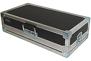 ROADIE PRODUCTS, INC. Pedal Board Effects Pedal ATA Case - 2 Catch 1/4 Ply Medium Duty - Inside Dimensions 32 x 16 x 6 High