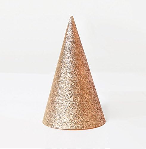 Ruisilite 12 of a set adult baby party top hat birthday hat cap cap party headdress birthday party accessories 10.5 * 6.5cm (champagne color)