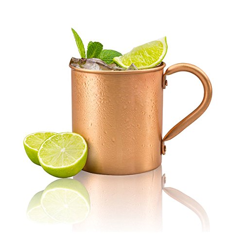 VT BigHome 450ml 16.0oz 100% Copper Mug Mule Durable Coppery Beer Mugs Coffee Mug Milk Cup Pure Copper Cup Drinkware
