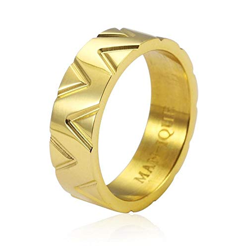 AUTHENTIC MAN-IQUE’s Handmade Plated Tri-Ring