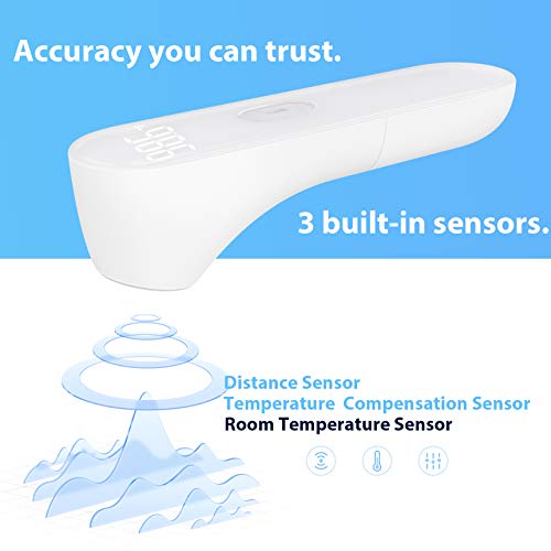 No Touch Forehead Thermometer by iHealth, 2020 Algorithm Version No