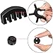 Jetec 7 Pieces Rubber Violin Practice Mute Set, Included 2 x Claw Style Mute and 4 x Round Tourte Style Mute and 1 x Violin Note Sticker for 4/4 Violin, Black