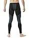 TSLA TM-MUP79-BKH_Large Men's Mesh-Panel Compression Pants Baselayer Cool Dry Sports Tights Leggings