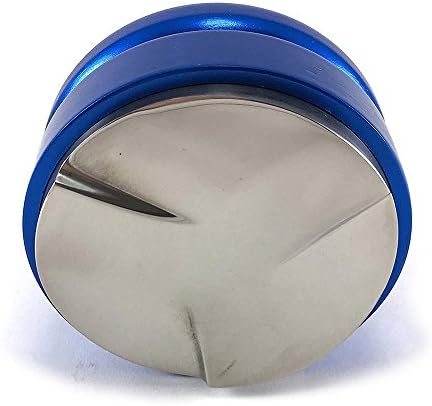 Coffee Leveler Tool, Stainless Steel Adjustable Macaroon Tamper with Three Angled Slopes for Espresso Coffee Grounds - Blue
