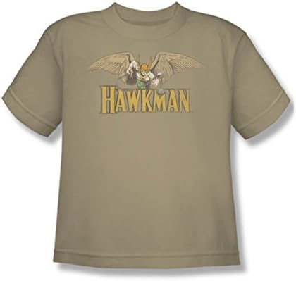 Hawkman Hawkman Youth S/S T-shirt in Sand by DC Comics, Small, Sand