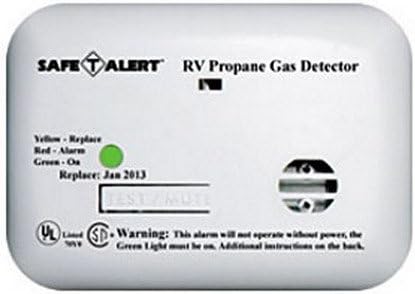 RV Trailer Camper Lp Gas Mini Lp Gas Detector Sm White SAFE T ALERT 20-441-P-WT