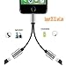 iPhone 7 Accessory Lightning to 3.5mm Headphone Jack Adapter, Connector to 3.5mm AUX Female Audio Jack Earphone Extender Jack Stereo for iPhone 7 / 7 Plus.Support iOS 10.3 or Later(Braid-Silvery)