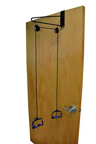 Blue Jay Move those Shoulders Overdoor Pulley Exerciser, Increase Range of Motion, Shoulder Rehabilitation, Dual Pulleys For Easy Operation, Portable, Ergonomic Handles, Comfort of Your Own Home