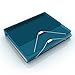 Samsill Duo 2-in-1 Document and File Organizer, 1 Inch 3 Ring Binder + 7 Pocket Accordion/Expanding File, Turquoise