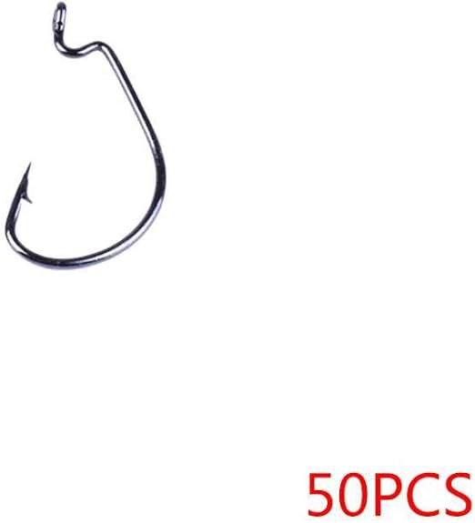 Qinghengyong 50pcs High Carbon Saltwater Fishing Hooks Amazon.co.uk