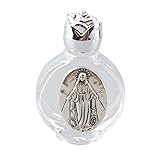 Holy Water Bottle Clear Glass Water Bottle With