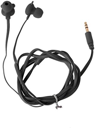 Aluoflower Cute Bear Shape 3.5mm Stereo In-Ear Earphone Earbud Headphone Without Microphone (Black)