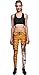 Ayliss Women Digital Print Leggings Stretch Tight Pant Ninth Pants,#5 L